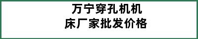 万宁穿孔机机床厂家批发价格