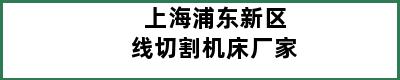 上海浦东新区线切割机床厂家