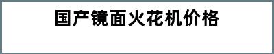 国产镜面火花机价格