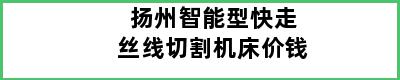 扬州智能型快走丝线切割机床价钱