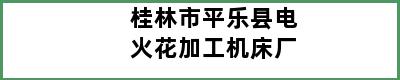 桂林市平乐县电火花加工机床厂