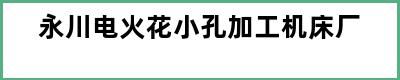 永川电火花小孔加工机床厂