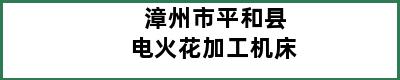 漳州市平和县电火花加工机床