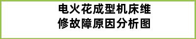 电火花成型机床维修故障原因分析图