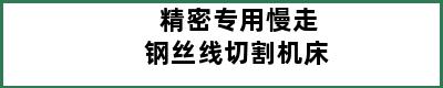 精密专用慢走钢丝线切割机床