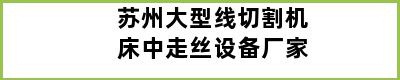 苏州大型线切割机床中走丝设备厂家